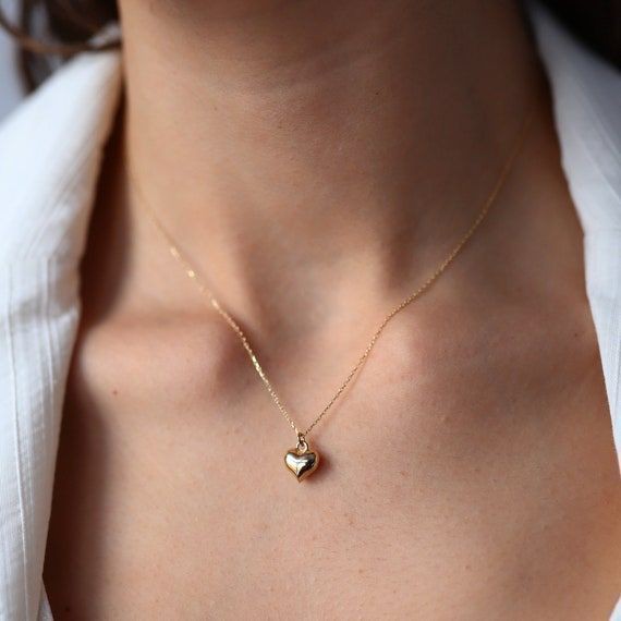 Tiny Heart Necklace | Pure 925 Silver