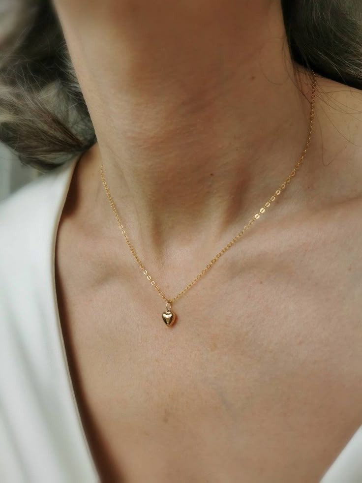 Tiny Heart Necklace | Pure 925 Silver