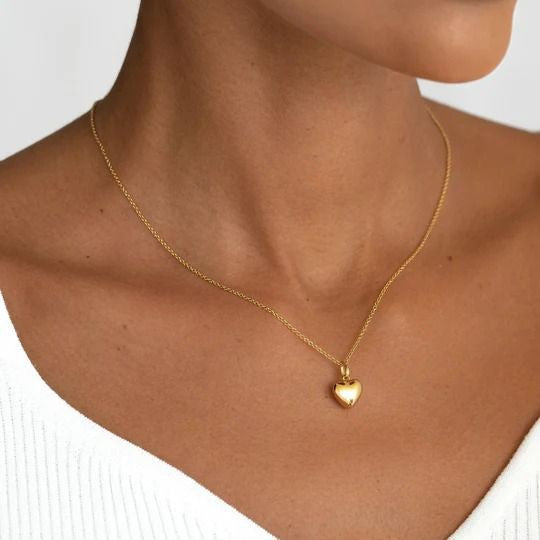 Tiny Heart Necklace | Pure 925 Silver