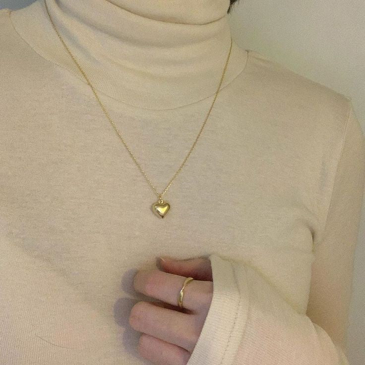 Tiny Heart Necklace | Pure 925 Silver
