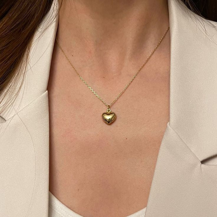 Tiny Heart Necklace | Pure 925 Silver