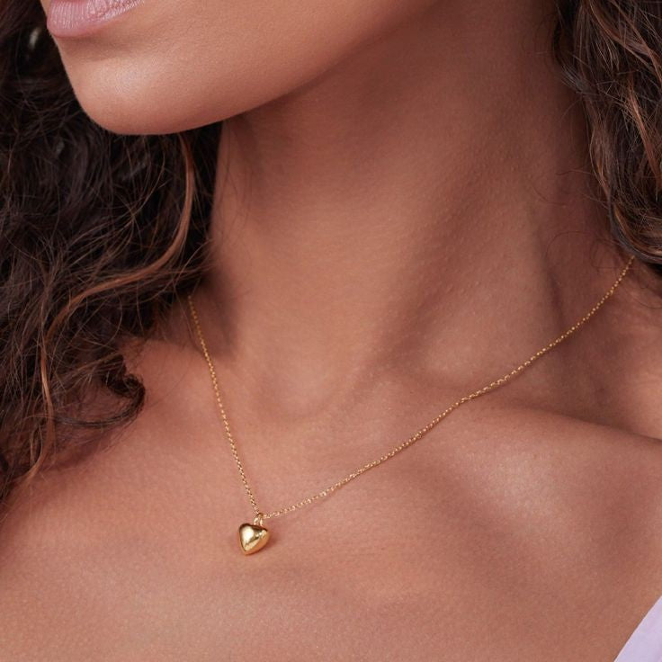 Tiny Heart Necklace | Pure 925 Silver
