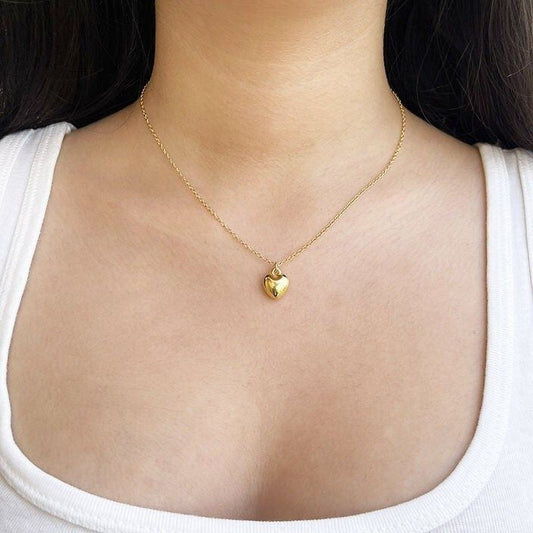 Tiny Heart Necklace | Pure 925 Silver