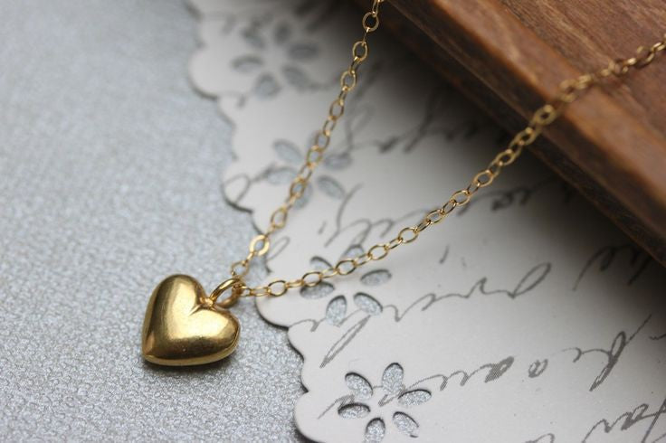 Tiny Heart Necklace | Pure 925 Silver