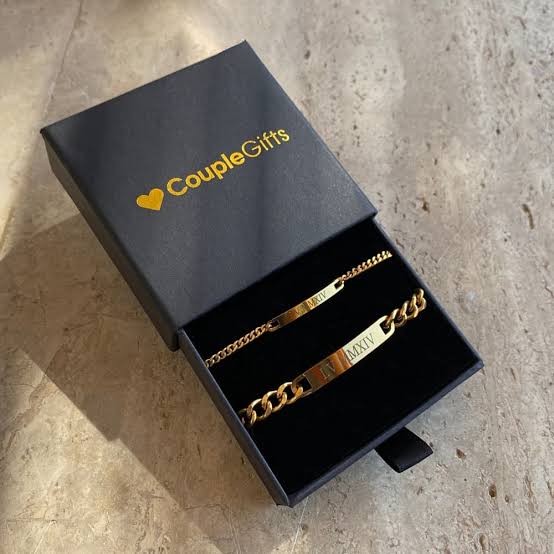 Engraving Couples Bracelet