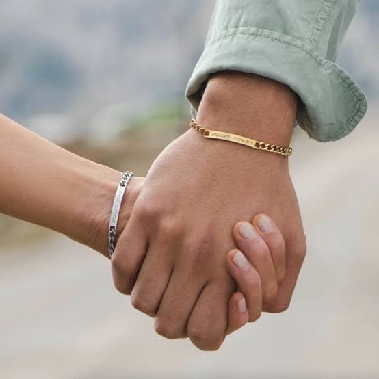 Engraving Couples Bracelet
