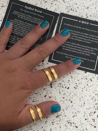 Ayat-ul-Kursi Spiral Ring